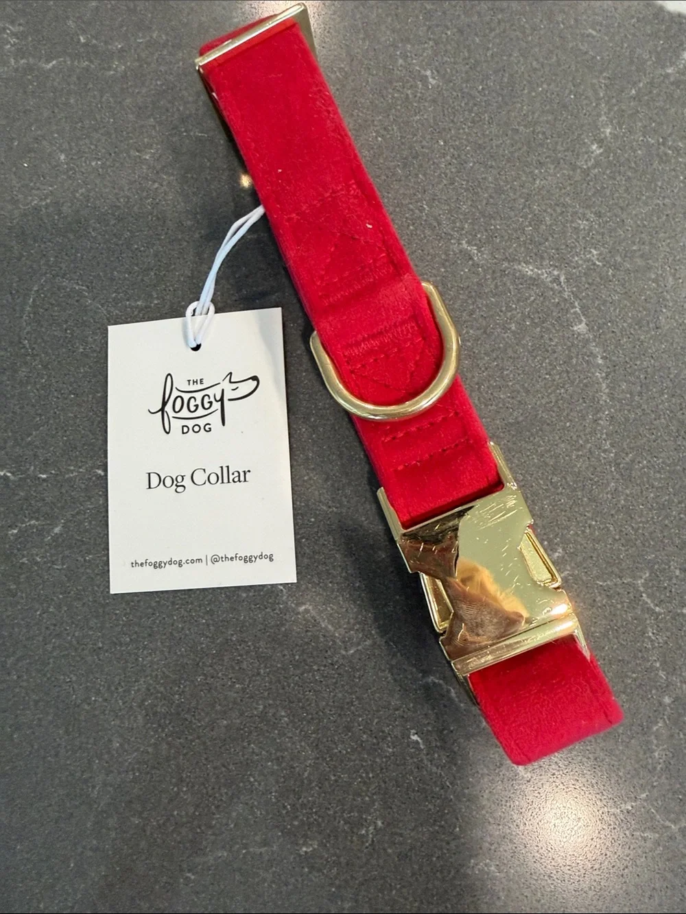 Foggy Dog luxurious red